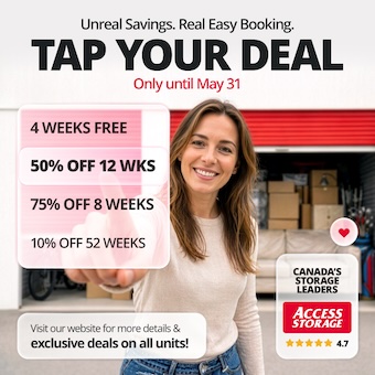 Access Storage - Kitchener Queen St. Promotion